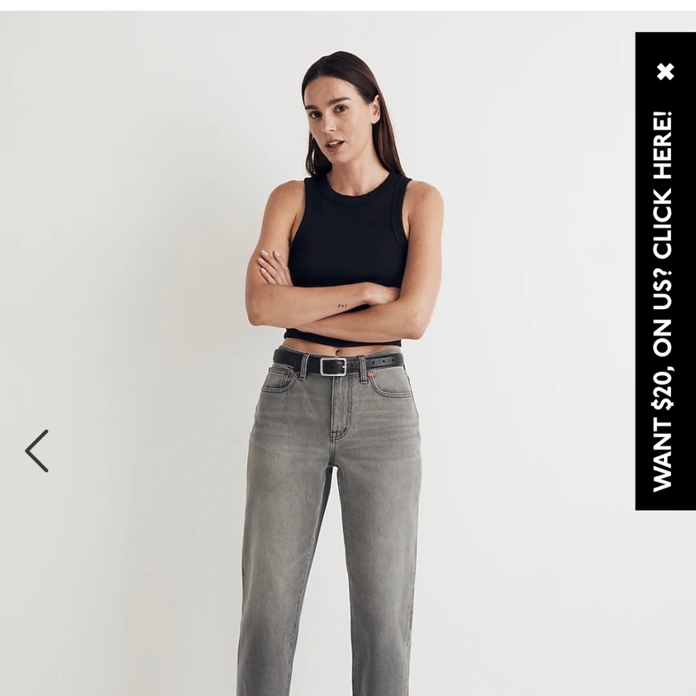 Madewell Slouchy boy jean